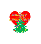 ♥️ポップUP♥️結婚記念日12月1～15日（個別スタンプ：16）