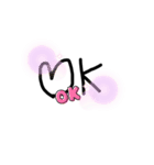手書き文字Kfam（個別スタンプ：14）