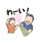 同棲＆同性の彼氏との日常（個別スタンプ：23）
