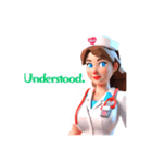 AI Nurse Sticker:English Version（個別スタンプ：5）