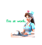 AI Nurse Sticker:English Version（個別スタンプ：6）