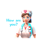 AI Nurse Sticker:English Version（個別スタンプ：8）