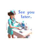 AI Nurse Sticker:English Version（個別スタンプ：13）