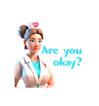 AI Nurse Sticker:English Version（個別スタンプ：14）