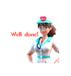 AI Nurse Sticker:English Version（個別スタンプ：15）