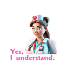 AI Nurse Sticker:English Version（個別スタンプ：16）