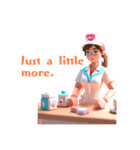 AI Nurse Sticker:English Version（個別スタンプ：18）