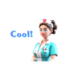 AI Nurse Sticker:English Version（個別スタンプ：19）