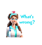 AI Nurse Sticker:English Version（個別スタンプ：21）