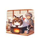 猫だるまストーブ（個別スタンプ：5）