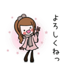 女の子の冬スタンプ2（個別スタンプ：7）