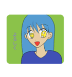 女の子集まれ！（個別スタンプ：3）