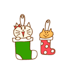 クリスマススタンプ（くま・ねこ・うさぎ）（個別スタンプ：5）