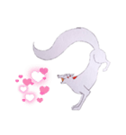白狐(良き言葉)（個別スタンプ：38）
