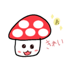 赤きのこさんスタンプ（個別スタンプ：1）
