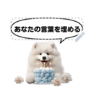 Message Stickers (Samoyed Dogs) JP（個別スタンプ：23）