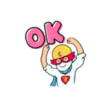 『がんばれ‼️ススムマン』（個別スタンプ：5）