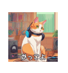 猫の一コマ（個別スタンプ：11）