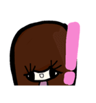 乱暴なすず本 恋愛 あんまん（個別スタンプ：26）