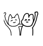 ののむうさぎとおだねこ（個別スタンプ：28）