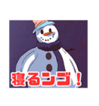 雪だるま日常ことば（個別スタンプ：11）