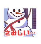 雪だるま日常ことば（個別スタンプ：20）