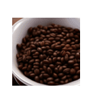 リアルなコーヒー豆（個別スタンプ：3）