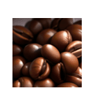 リアルなコーヒー豆（個別スタンプ：4）