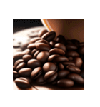リアルなコーヒー豆（個別スタンプ：21）