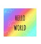 Helloゆる world（個別スタンプ：1）