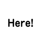 多言語即簡単会話②英語（個別スタンプ：6）