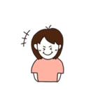 絵だけで伝える日常女子（個別スタンプ：4）