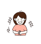 絵だけで伝える日常女子（個別スタンプ：6）