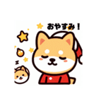 柴犬とクリスマス仕様スタンプ（個別スタンプ：11）