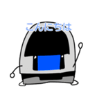 青い電車たち（個別スタンプ：6）