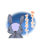 *敬語*うさぎのぬいぐるみ（個別スタンプ：8）