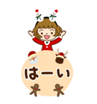 クリスマス♡カチューシャ女子【BIG】（個別スタンプ：5）
