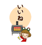クリスマス♡カチューシャ女子【BIG】（個別スタンプ：18）