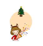 クリスマス♡カチューシャ女子【BIG】（個別スタンプ：27）