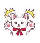 水彩タッチ♡Girly Cat（個別スタンプ：7）