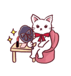 水彩タッチ♡Girly Cat（個別スタンプ：27）