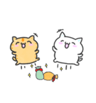 シロニャンフレンズ1 冬（個別スタンプ：39）