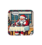 ドット絵のサンタクロース5（個別スタンプ：21）