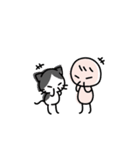 僕とハチワレ（個別スタンプ：2）