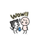 僕とハチワレ（個別スタンプ：8）
