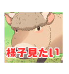 珍しい動物シリーズ マンガリッツァ（個別スタンプ：28）