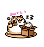 三毛猫のかわいいLINEスタンプ（個別スタンプ：10）