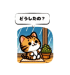 三毛猫のかわいいLINEスタンプ（個別スタンプ：20）