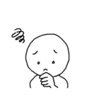 シロ人間 日常会話編（個別スタンプ：37）