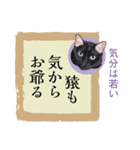 猫遊び♪パロディーことわざ集（個別スタンプ：29）